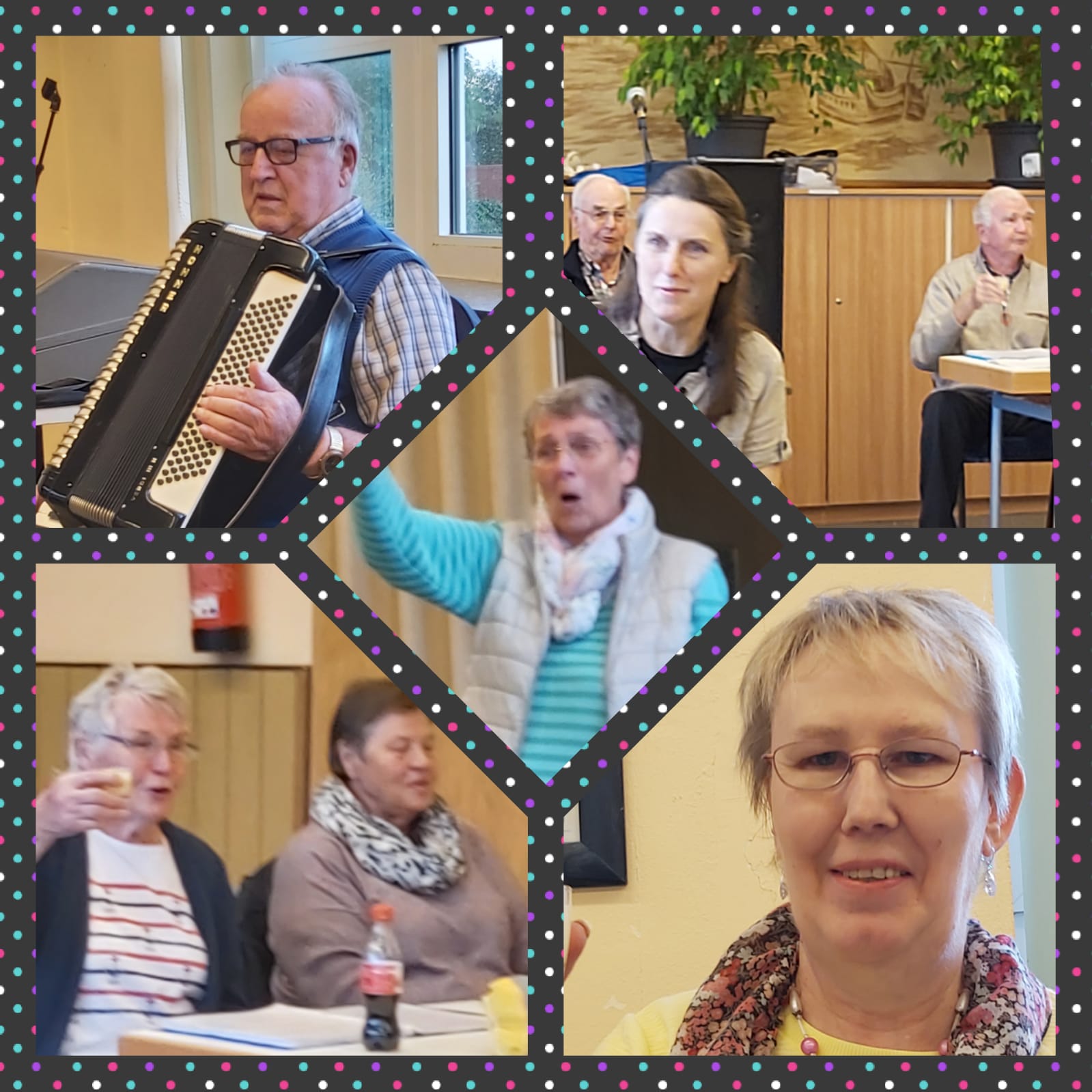Collage
                                  vom Chor